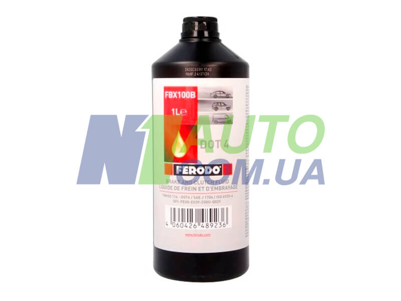 FERODO Тормозная жидкость ДОТ 4 1 л FBX100B
