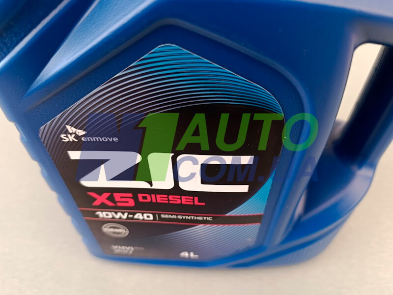 ZIC X5 10W-40 Diesel 4 л – полусинтетика для дизельных двигателей