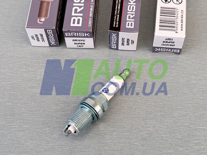 Свеча зажигания BRISK DR15YC 1327 ВАЗ 2110-12, Ланос 16 кл