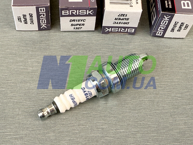 Свеча зажигания BRISK DR15YC 1327 ВАЗ 2110-12, Ланос 16 кл