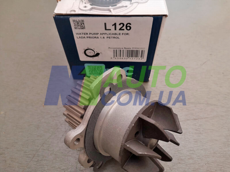 Dolz L126 водяний насос ВАЗ 2170, 2171, 2172, ВАЗ 2190 (Granta)