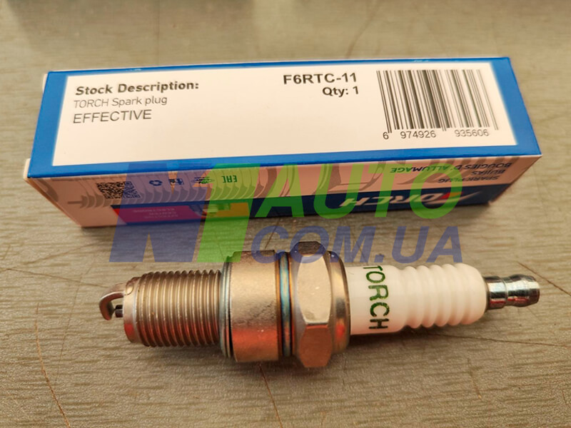 ⛩️ TORCH Свеча зажигания EFFECTIVE+U F6RTCU-11 ВАЗ 2106-07, 2111