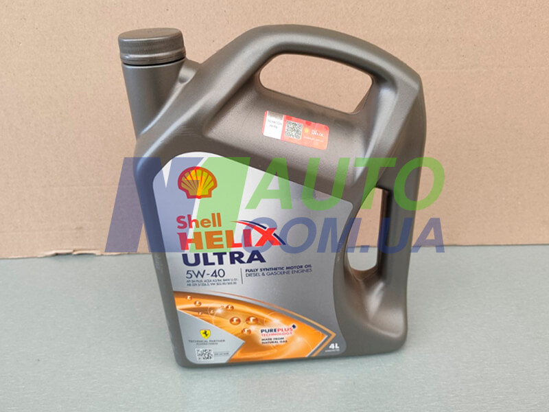 4L Моторное масло SHELL HELIX ULTRA 5W40