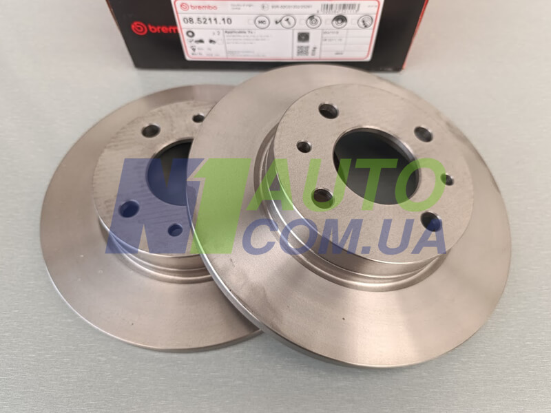 ВАЗ 2108-2115 Тормозной диск передний невентилируемый BREMBO