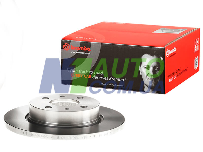 たつを ВАЗ 2108-2115 Тормозной диск передний невентилируемый BREMBO