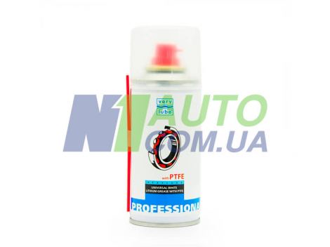 Смазка для механизмов Verylube White PTFE, 150 мл