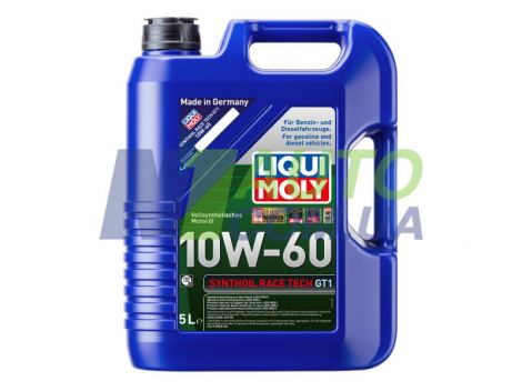 Liqui Moly Synthoil Race Tech GT1 10W-60 5 л арт. 8909 - полностью